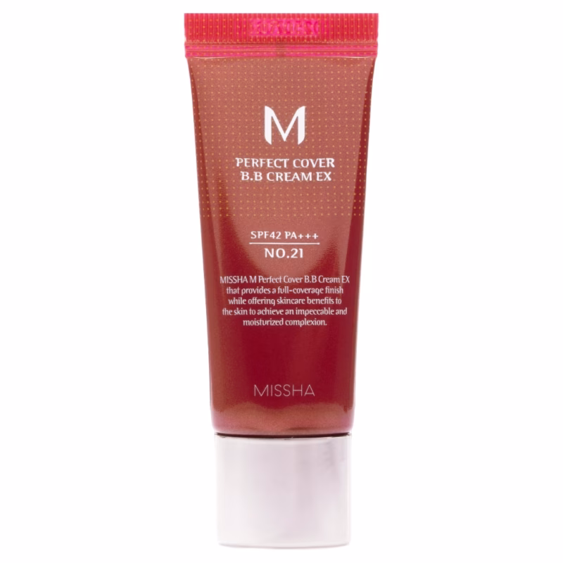BB-крем Missha M Perfect Cover BB Cream EX SPF42/PA+++ 21 - Light Beige (8809747940752)