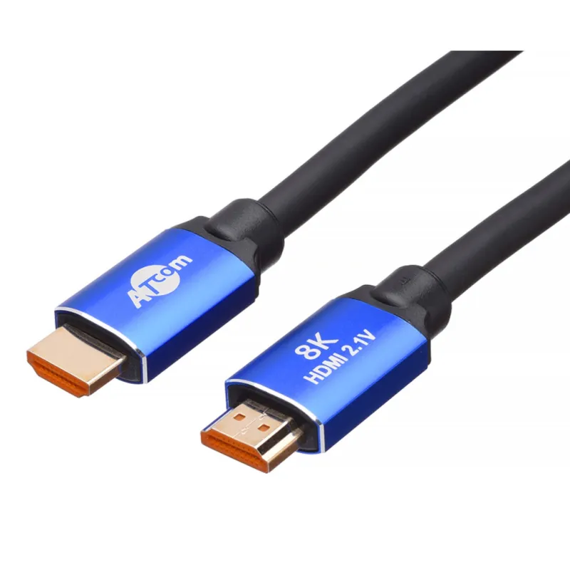 Кабель мультимедійний HDMI M to HDMI M 1.0m V2.1 Atcom (88801)