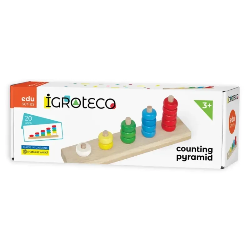 Розвиваюча іграшка Ігротеко Рахівничка-пірамідка (900439)