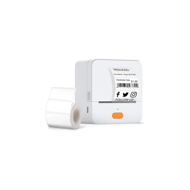 Принтер етикеток UKRMARK UP1WT bluetooth, USB, білий (900772)