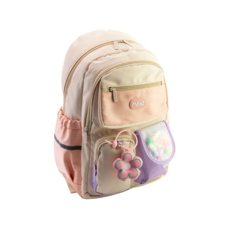 Рюкзак шкільний Maxi 18" Пісочний (90187-milk white)