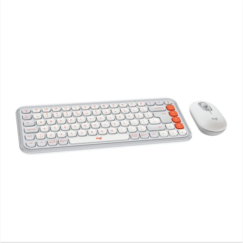 Комплект Logitech POP Icon Combo Bluetooth UA Off-White (920-013141)