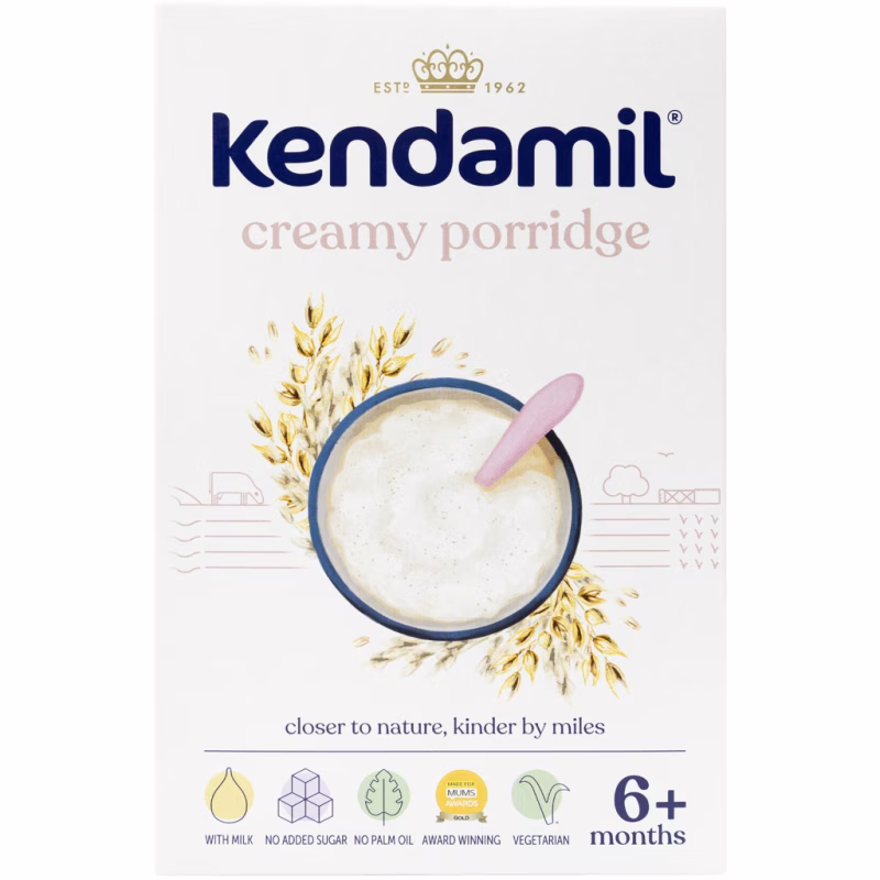 Дитяча каша Kendamil Молочна вершкова вівсяна з 6 місяців 150 г (92000149)