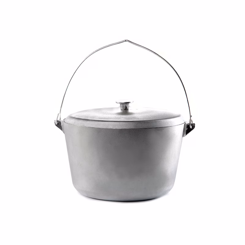 Котел туристический СИЛА алюмінієвий з кришкою та дужкою 10л (960473)