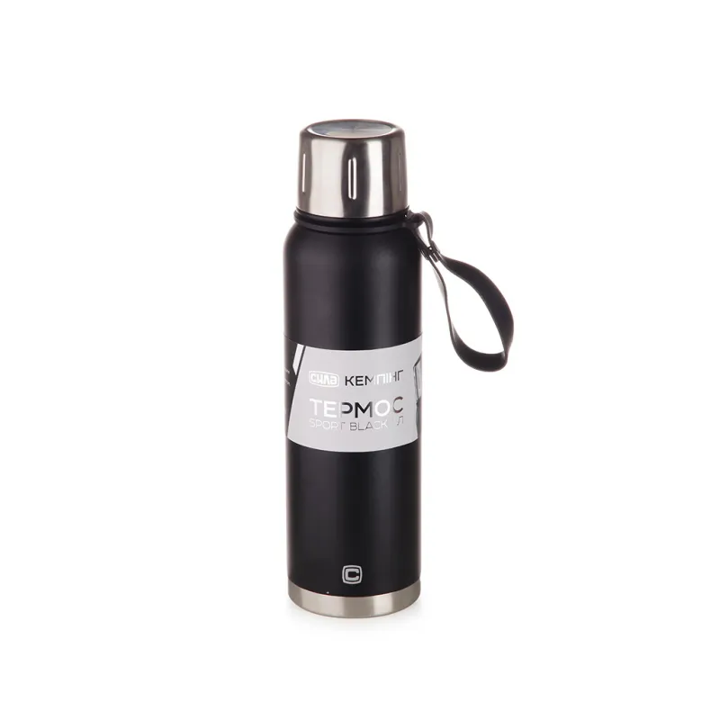 Термос СИЛА Sport Black 1 л (960665)