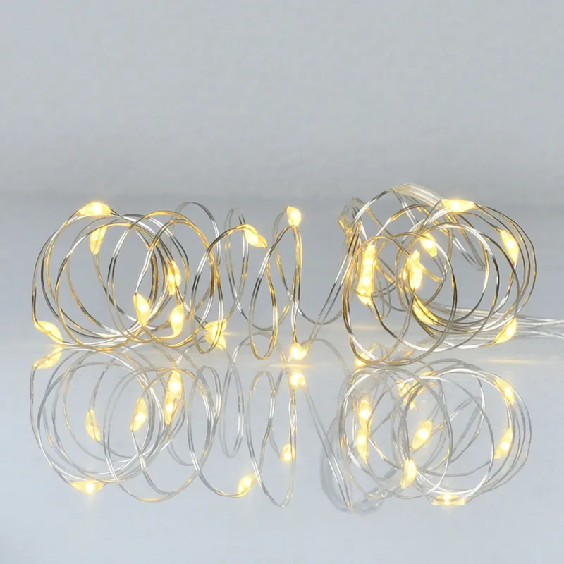 Гірлянда YES! Fun Нитка на мідному дроті 20 LED Жовта 2 м Статична На батарейках (975023)
