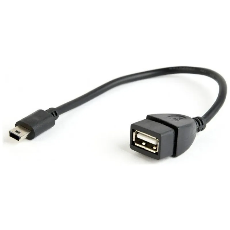 Перехідник OTG USB 2.0 AF to Mini 5P 0.15m Cablexpert (A-OTG-AFBM-002)
