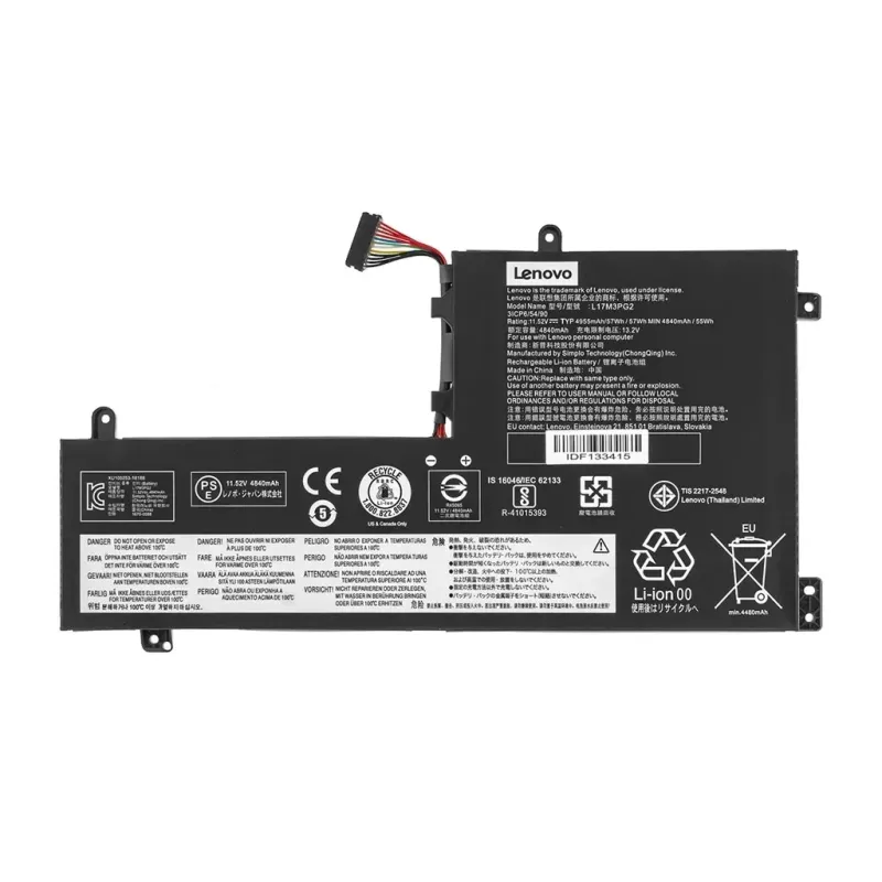 Акумулятор до ноутбука Lenovo Legion Y530-15ICH L17M3PG2, 55Wh (4800mAh), 3cell, 11.4V, Li-ion AlSoft (A71008)