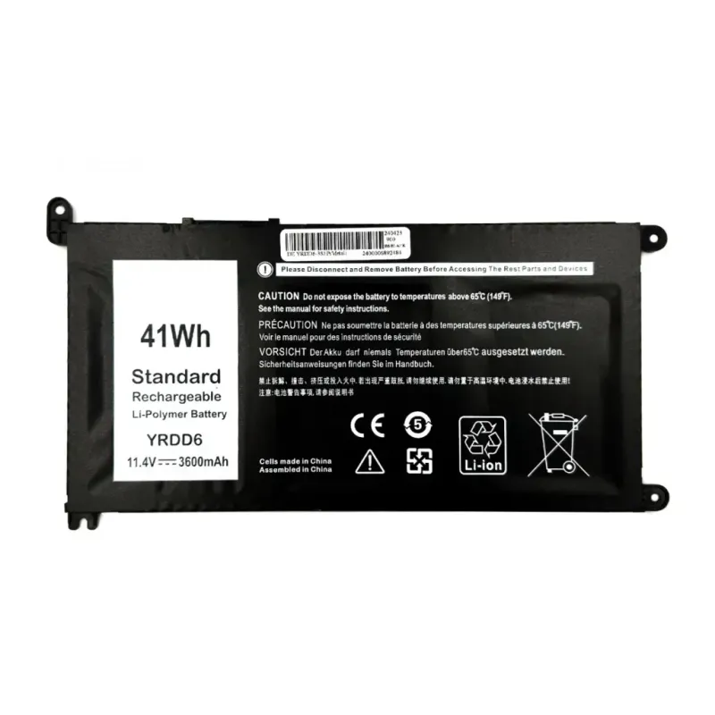 Акумулятор до ноутбука Dell Inspiron 15-5585 YRDD6, 41Wh (3600mAh), 3cell, 11.4V, Li-ion AlSoft (A71035)