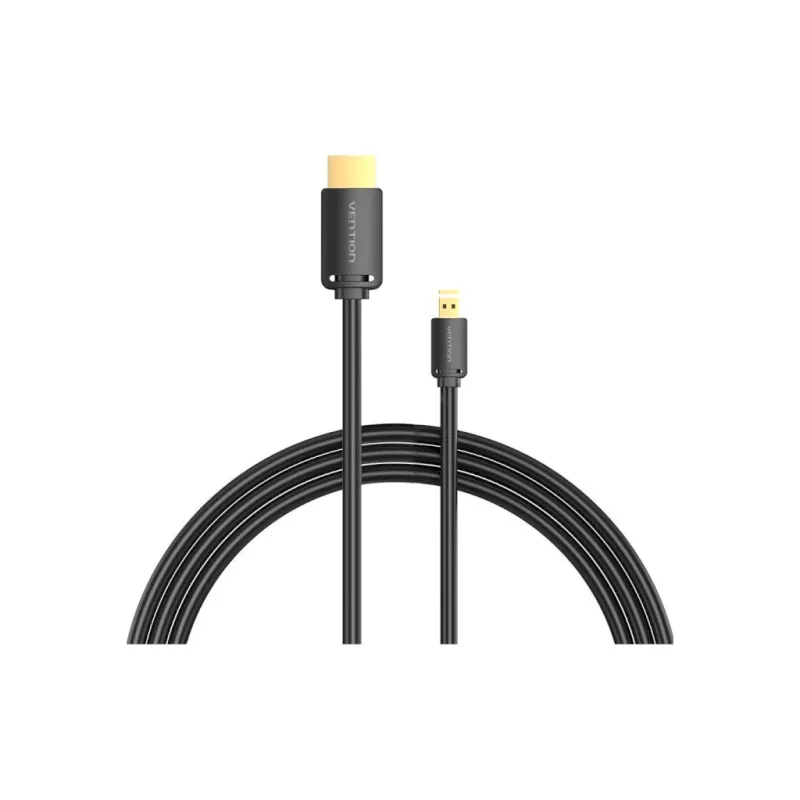 Кабель мультимедийный HDMI to Micro HDMI 1.5m V2.0 4K 60Hz 18Gbps HDR Dolby VENTION (AGIBG)