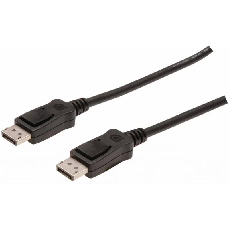 Кабель мультимедійний DisplayPort M to DisplayPort M 1.0m Assmann (AK-340103-010-S)