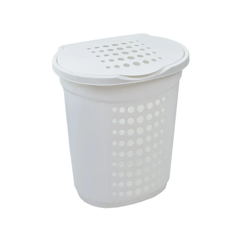 Кошик для білизни Алеана Овальний Білий 60 л (алн 122053/білий)