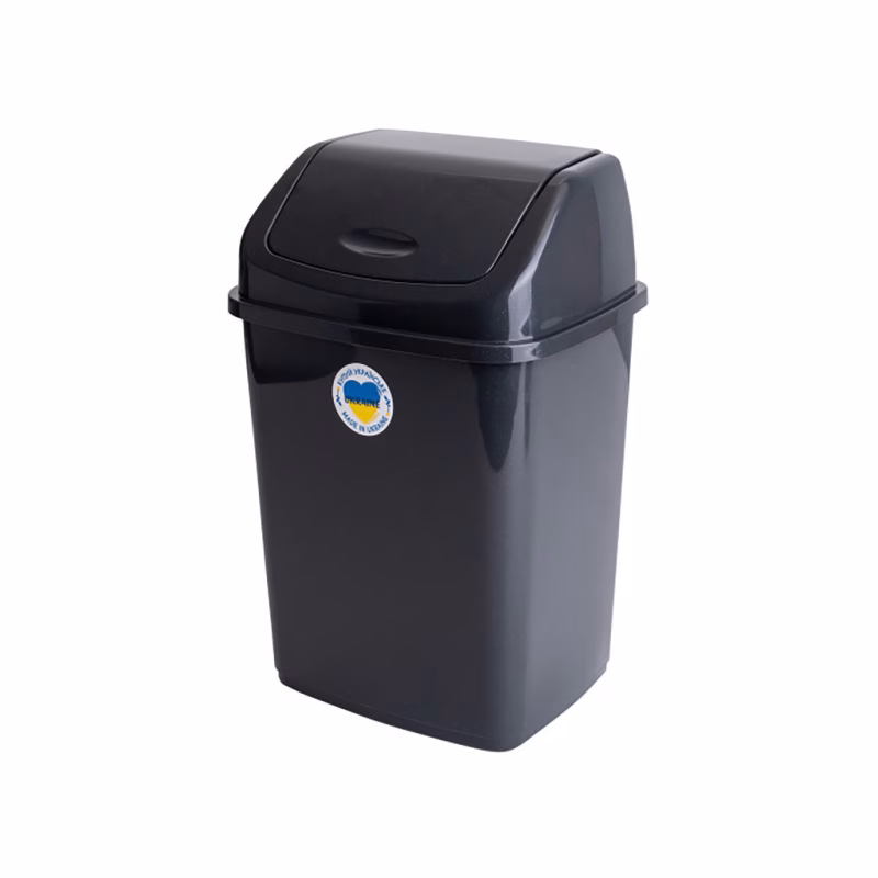 Контейнер для сміття Алеана Граніт 10 л (алн 122063/граніт)