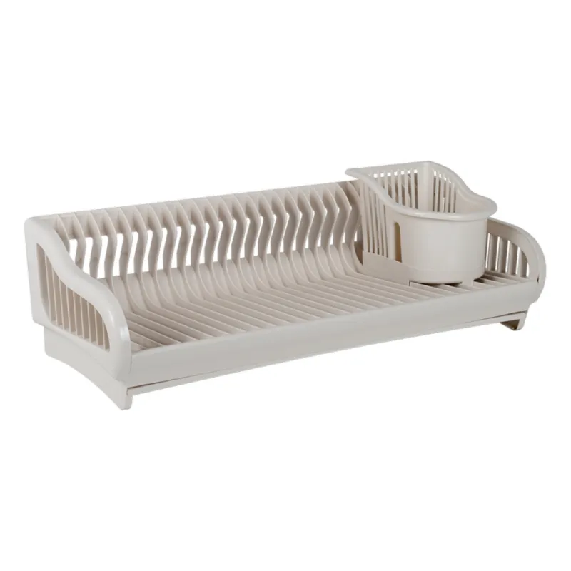 Сушарка для посуду Алеана 53 х 23 х 19 см біла троянда (алн 167091/біла роза)