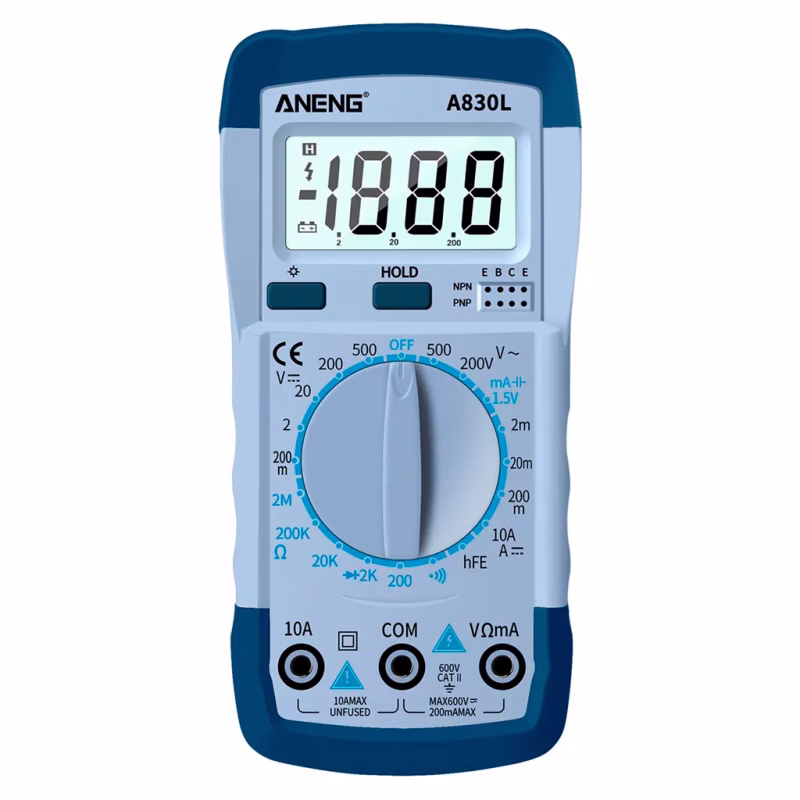 Цифровий мультиметр ANENG AN-A830L, V, A, R (AN-A830L)