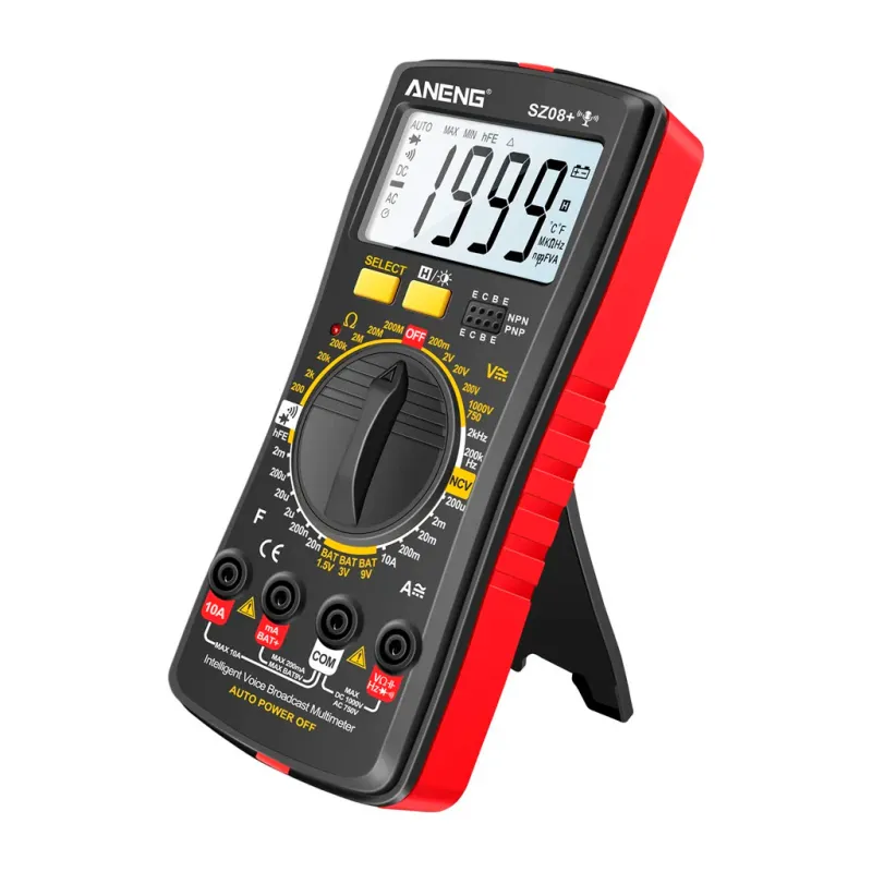 Цифровий мультиметр ANENG AN-SZ08+, V, A, R, C, T, F, функція hFE (AN-SZ08+)