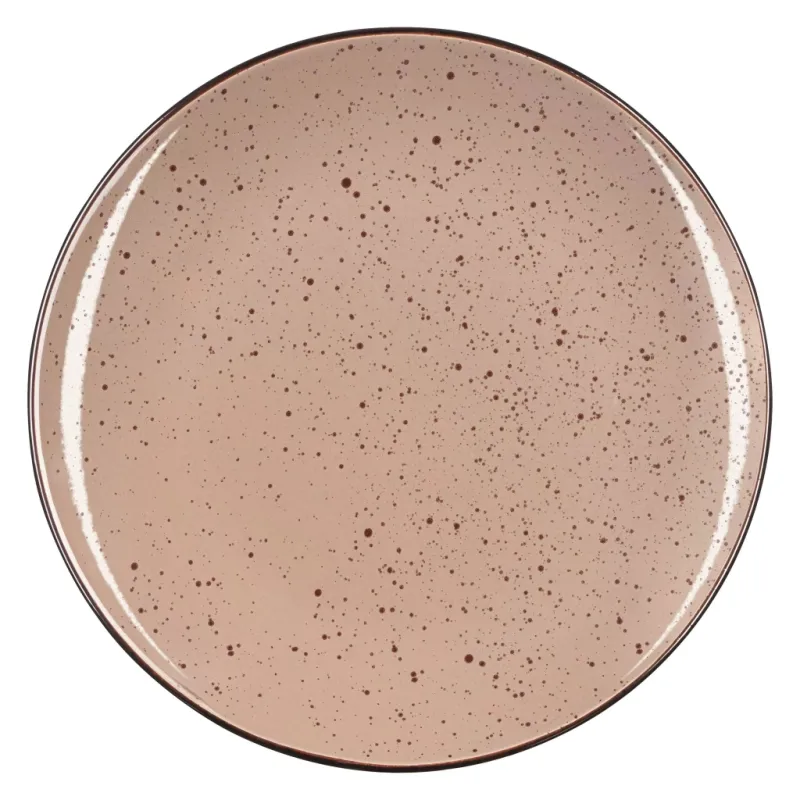 Тарілка Ardesto Emilia, 27.5см, кераміка, коричневий (AR0826EBR)