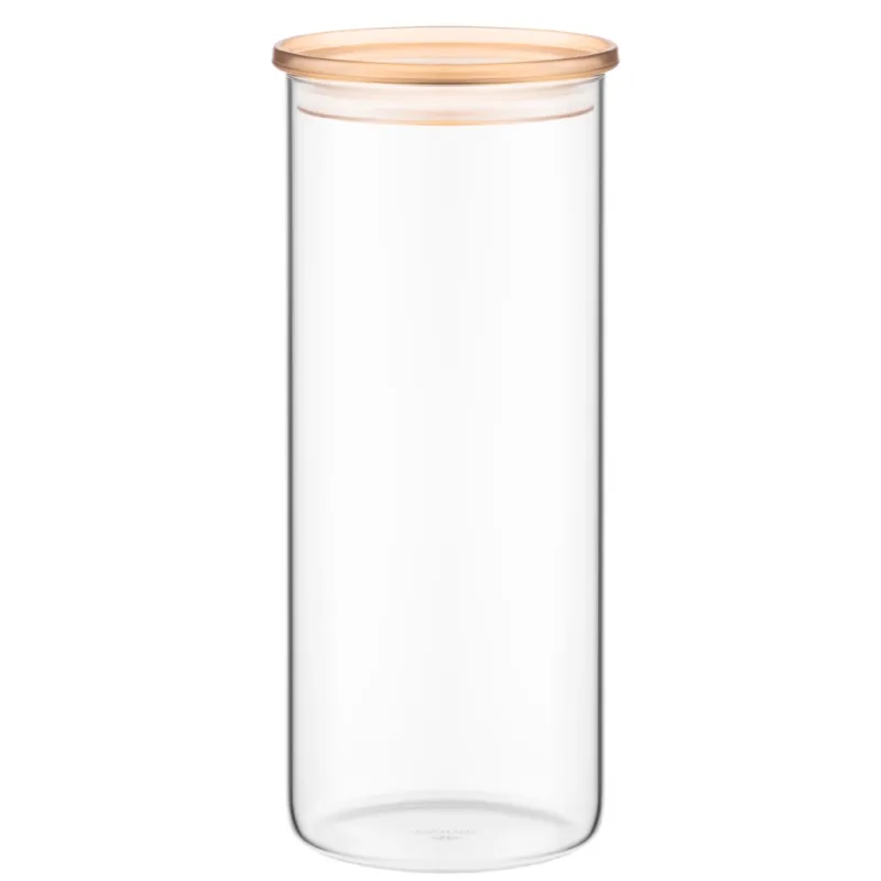 Банка Ardesto Fresh 1600 мл, скло, пластик, прозорий (AR1316SFM)