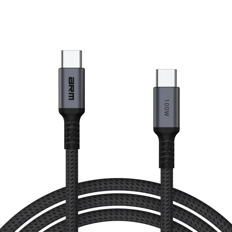 Дата кабель USB-C to USB-C 1.0m PD 100W black-grey Armorstandart (ARM69370)