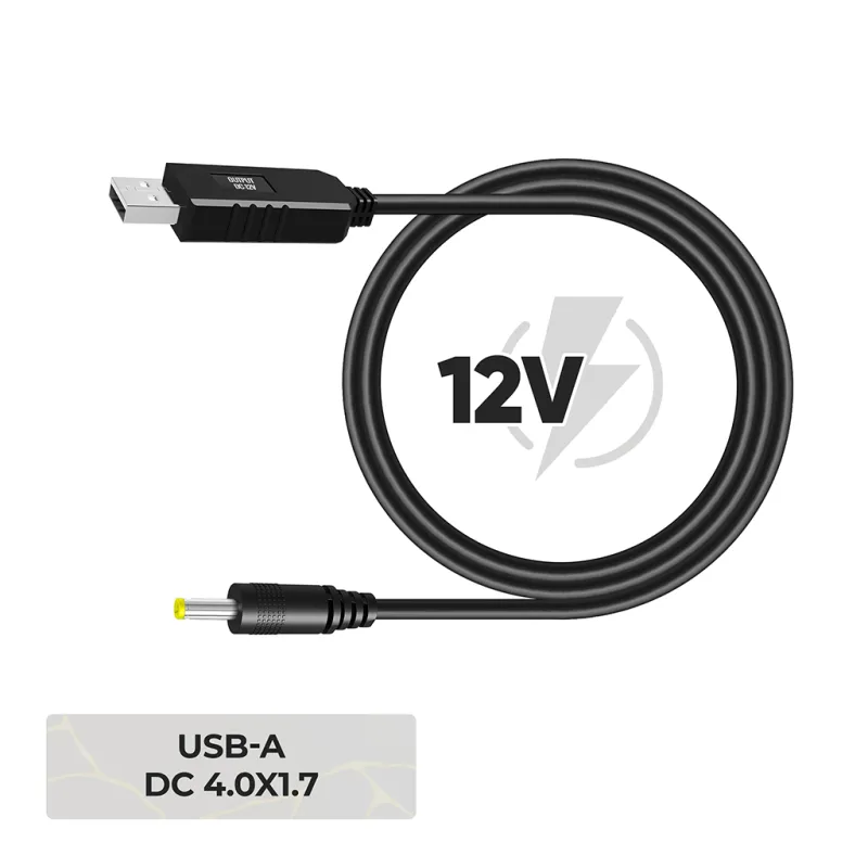 Кабель живлення USB to DC 4.0x1.7mm 12V 0.8m Armorstandart (ARM79301)