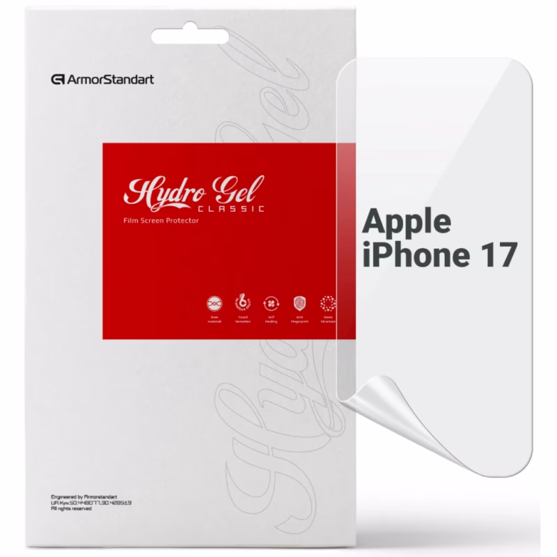 Плівка захисна Armorstandart hydrogel Apple iPhone 17 (ARM86167)