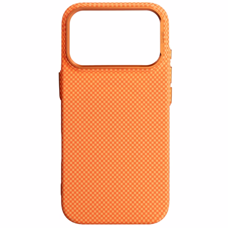 Чохол до мобільного телефона Armorstandart LikeCarbon2 MagCase Apple iPhone 17 Pro Kevlar Orange (ARM88556)