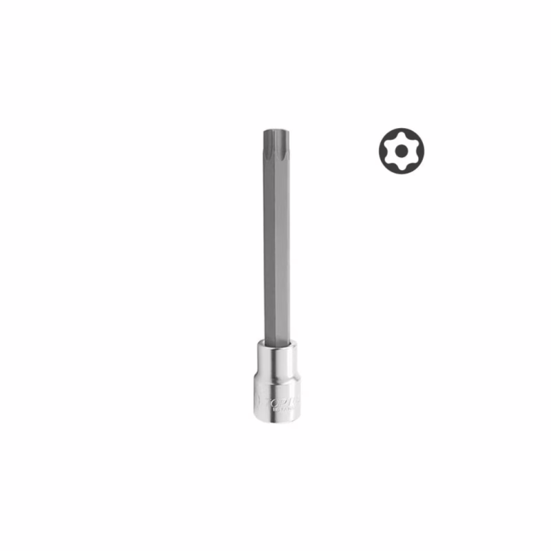 Торцева головка Toptul TORX T60 L140мм 1/2" з отвором (BCVA1660)