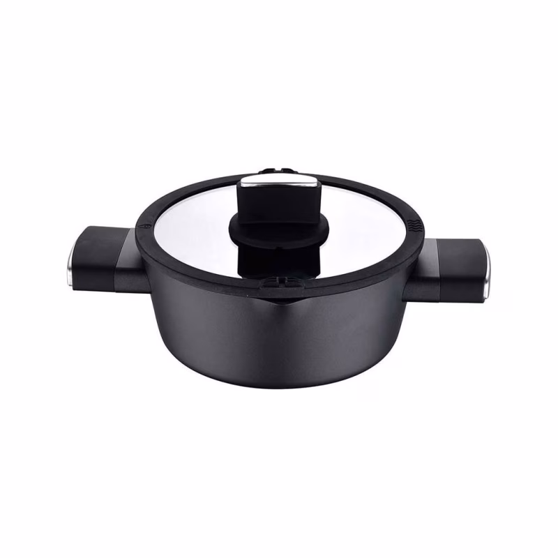 Кастрюля Bergner Ion Plus з кришкою 3.5 л (BG-35911-BK)