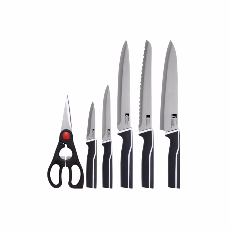 Набір ножів Bergner Kyoto, з ножицями, 6 предметів (BG-8986-MM)
