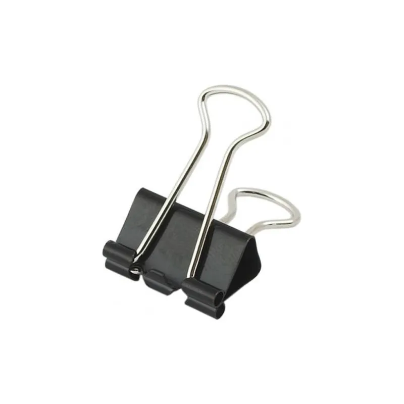 Биндер металлический H-Tone 25 мм, 12 шт, черные (BIND-HT-JJ40316-25)