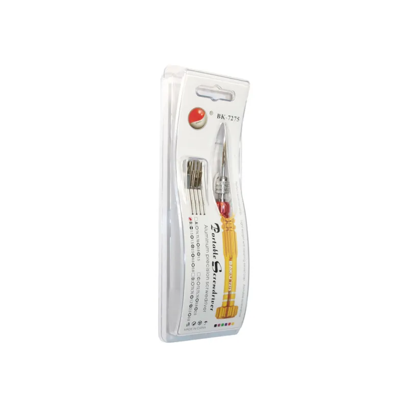 Отвертка Bakku BK-7275 T4,T5,T6,зведа 0.8,крест 1.5, Blister (BK-7275)