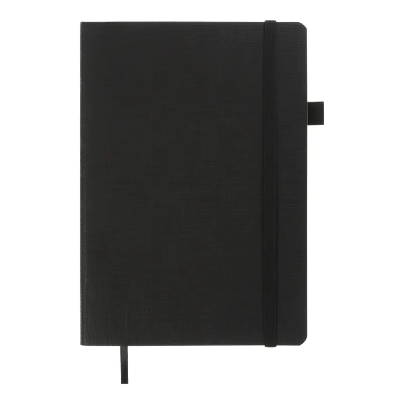 Книга записна Buromax COLOR TUNES А5 96 аркушів лінія, чорний (BM.295200-01)