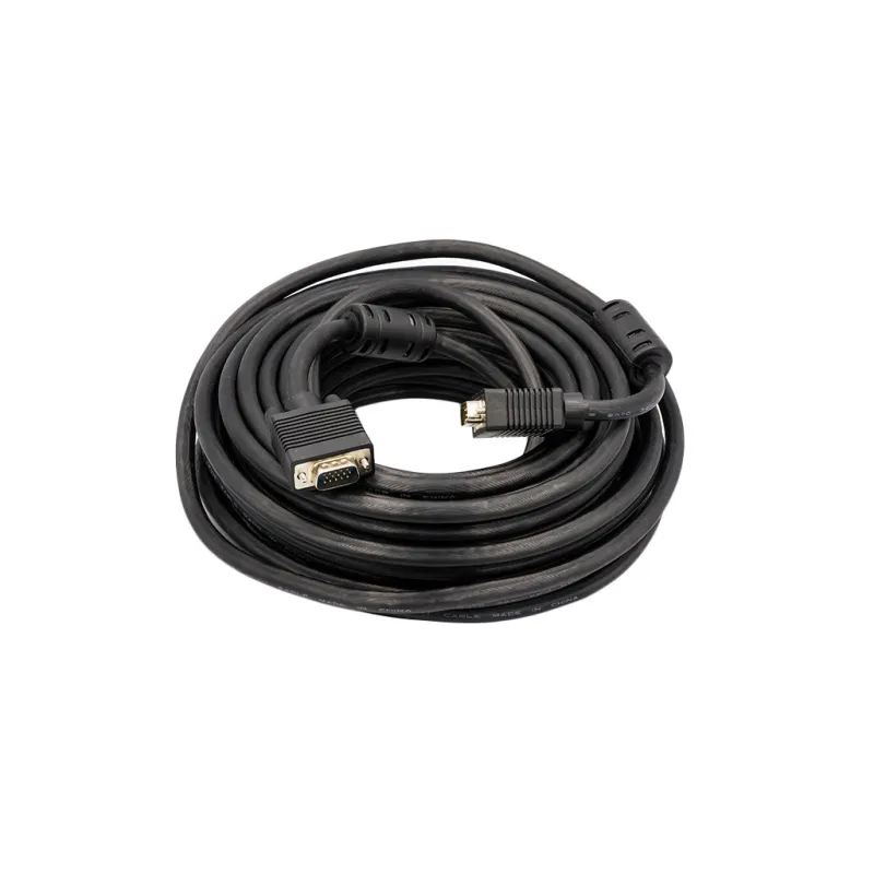 Кабель мультимедійний VGA M to VGA M 15.0m PowerPlant (CA911035)