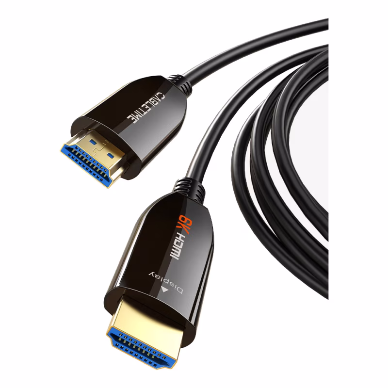 Кабель мультимедійний HDMI M to HDMI M 10.0m V2.1 Cabletime (CA914029)