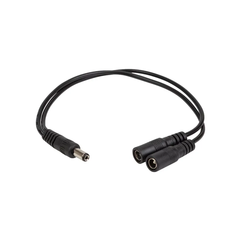 Кабель живлення DC M to 2xDC F 5.5x2.1mm PowerPlant (CA914890)