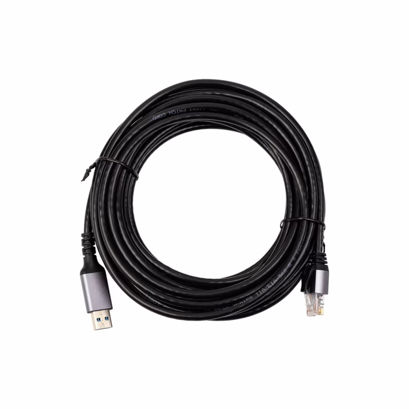 Дата кабель USB AM to RJ45 Ethernet 7.5m CAT6 UTP PowerPlant (CA915019)