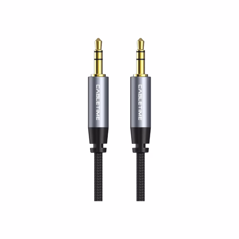 Кабель мультимедийный 3.5mm M to 3.5mm M 1.8m Cabletime (CA915262)
