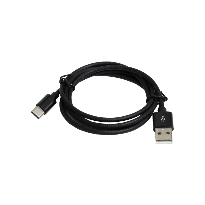 Дата кабель USB 2.0 AM to USB-C 1.0m 2.4A black Patron (CAB-PN-USB-TYPEC-1-B)