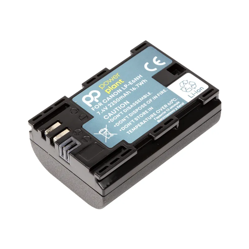 Акумулятор до фото/відео PowerPlant Canon LP-E6NH 2250mAh (CB970551)
