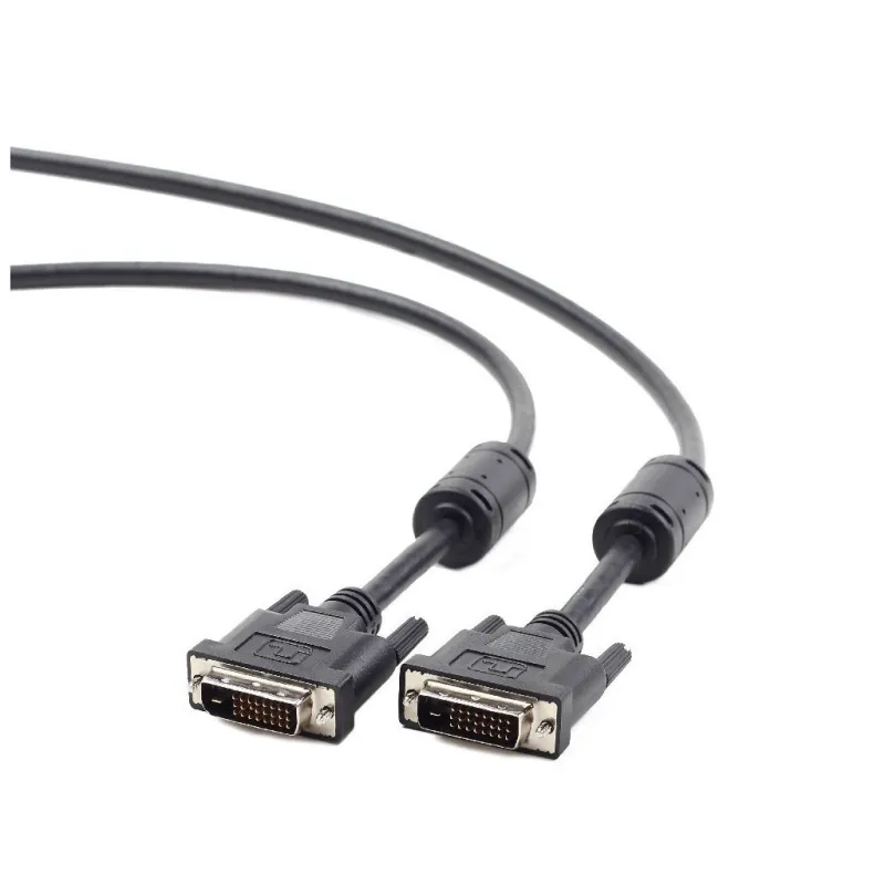 Кабель мультимедійний DVI M to DVI M 1.8m 24+1pin Cablexpert (CC-DVI2-BK-6)