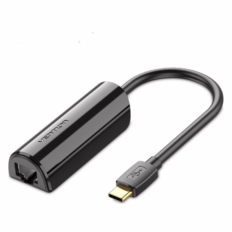 Переходник USB-C to RJ45 Ethernet 100Mbps Vention (CFABB)