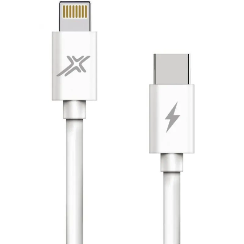 Дата кабель USB-C to Lightning 1.2m white Grand-X (CL-07)