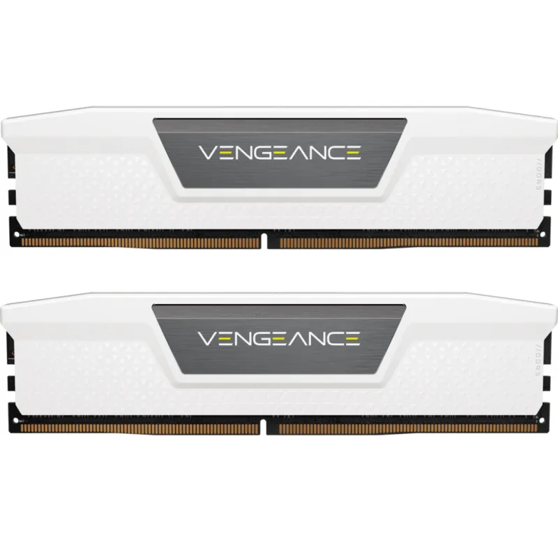 Модуль пам'яті для комп'ютера DDR5 32GB (2x16GB) 6400 MHz Vengeance White Corsair (CMK32GX5M2B6400Z32W)