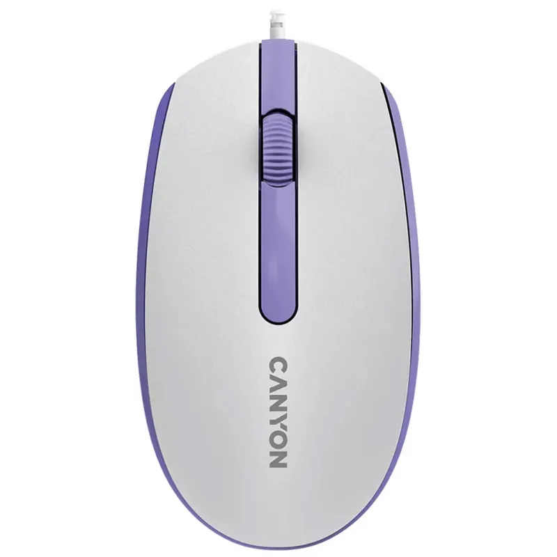 Мышка Canyon M-10 USB White Lavender (CNE-CMS10WL)