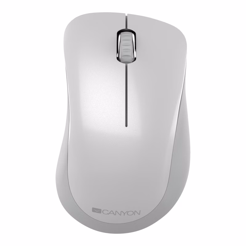 Мышка Canyon MW-11 Wireless Pixart White Grey (CNE-CMSW11PW)