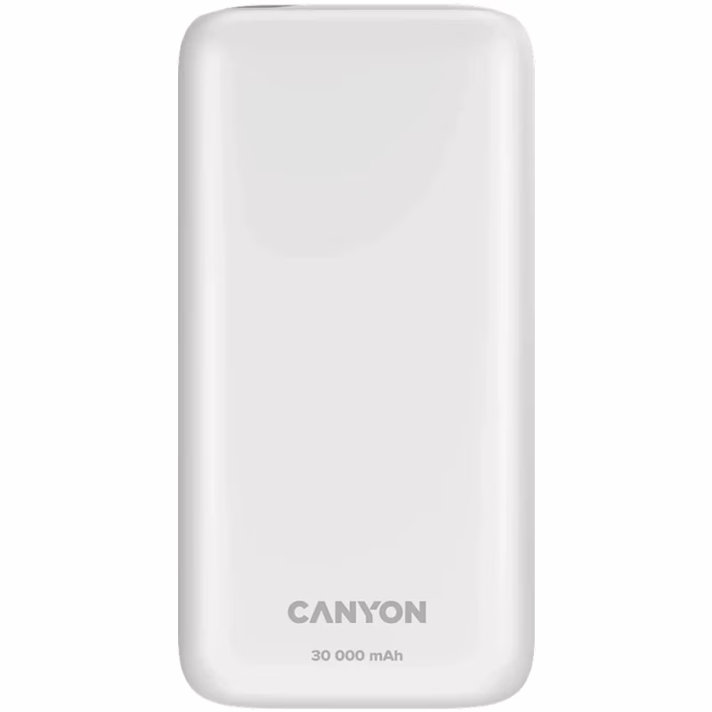Батарея универсальная Canyon PB-301 30000mAh PD/20W, QC/3.0 (CNE-CPB301W)