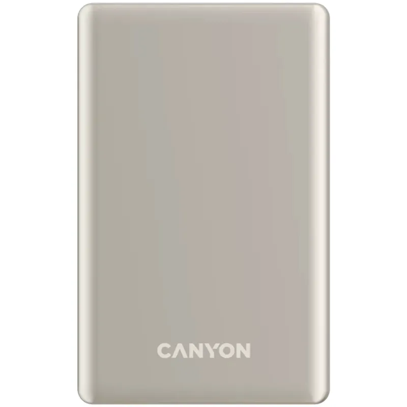 Батарея універсальна Canyon 5000mAh OnPower 505 slim Magsafe PD/20W Beige (CNS-CPB505BE)