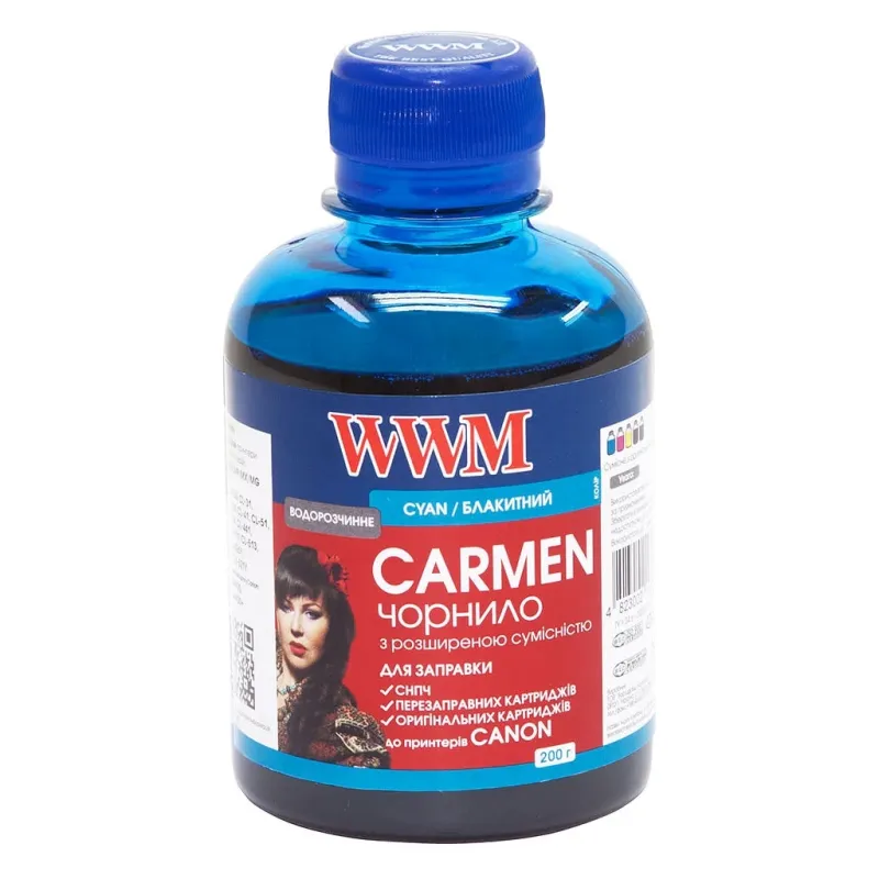 Чорнило WWM CANON UNIVERSAL CARMEN Cyan (CU/C)