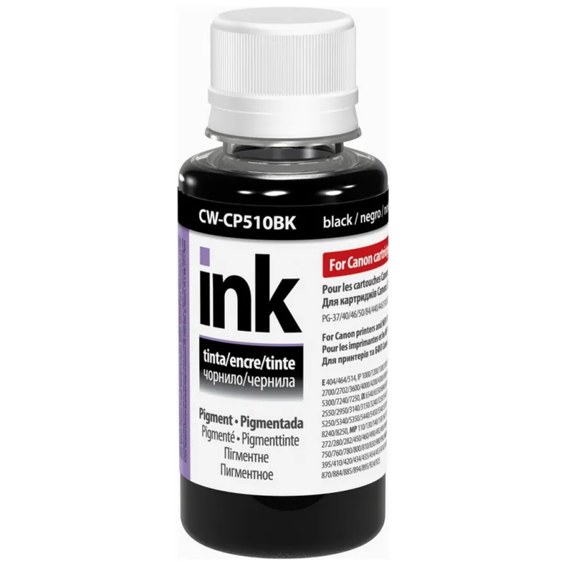 Чорнило ColorWay Canon PGI-5/520/PG-40/37 BlackPigm. (CW-CP510BK01)