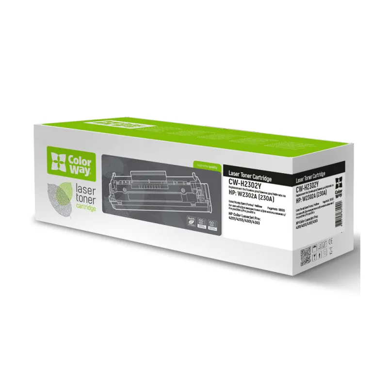 Картридж ColorWay HP CLJ Pro 4203/4303 Yellow, W2302A (CW-H2302Y)
